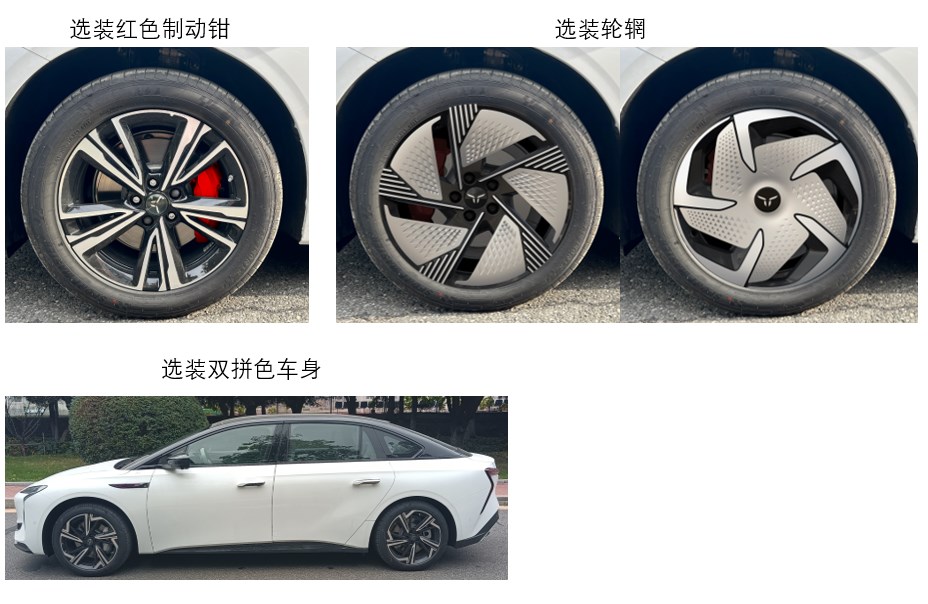 Hongqi EH7 power replacement version is optional.